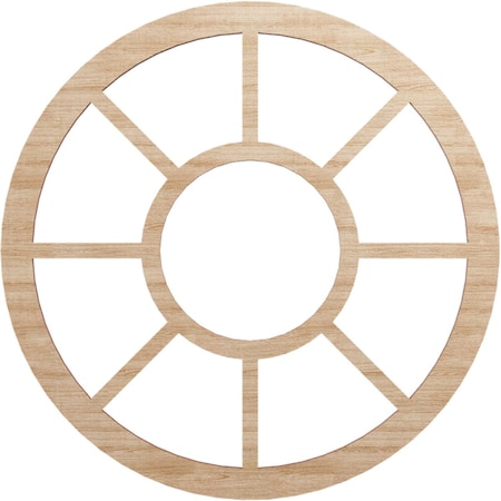 Ekena Millwork Grace Wood Fretwork Pierced Ceiling Medallion, Alder, 18"OD x 6 1/2"ID x 1/4"T CMWP18X0250GRAL